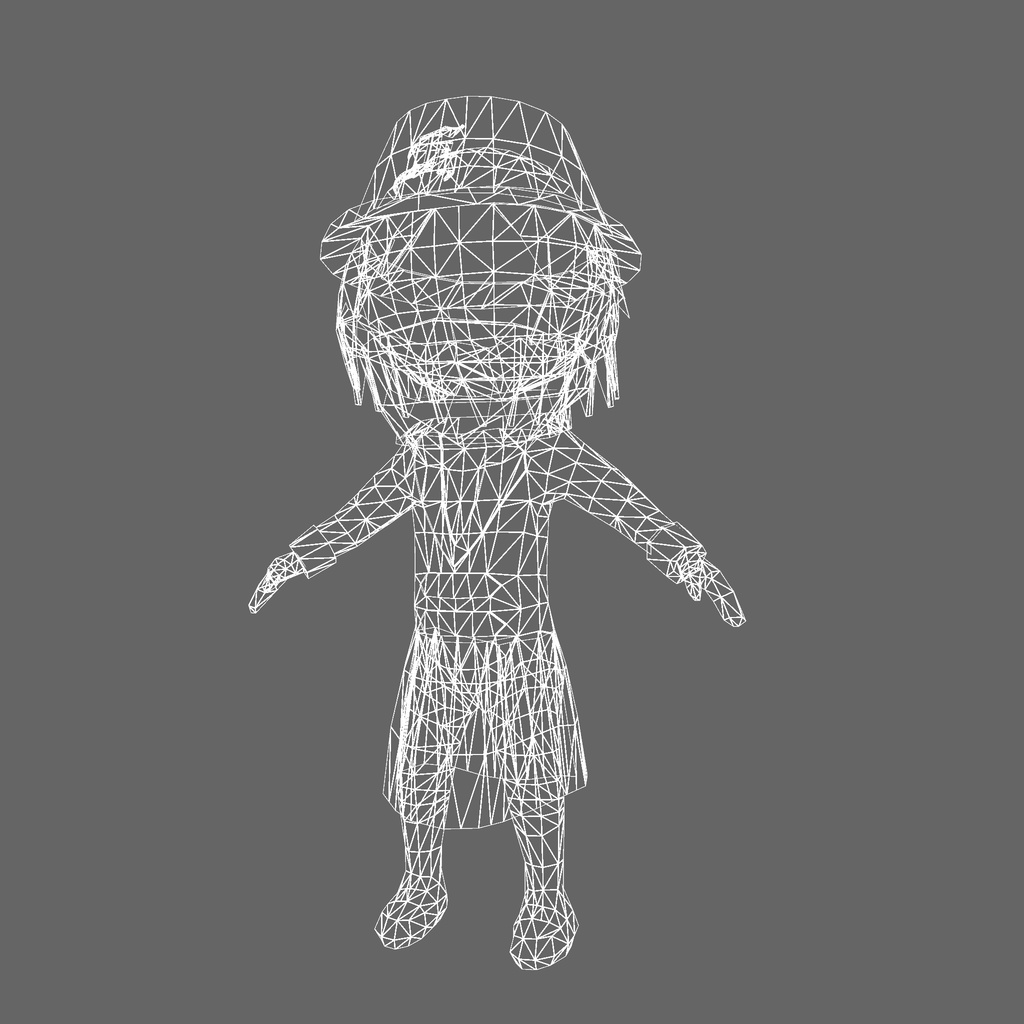 オリジナル3Dモデル「ダークマジックボーイ」