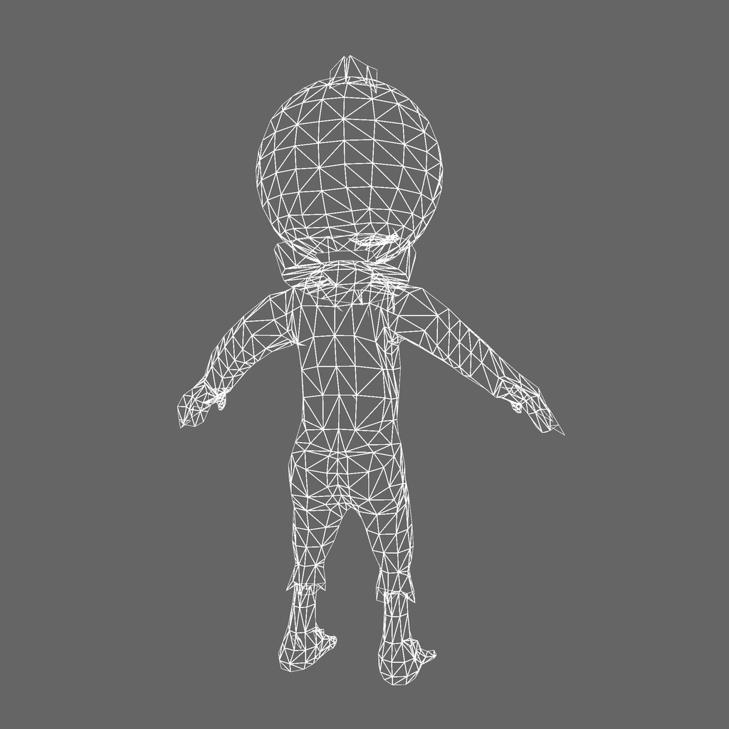 オリジナル3Dモデル「獣 ケモノ ぺんぎん」