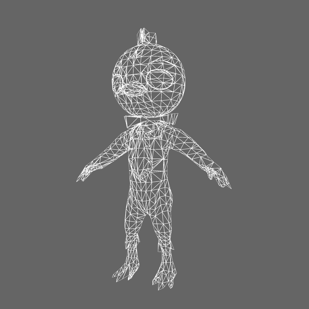 オリジナル3Dモデル「獣 ケモノ ぺんぎん」