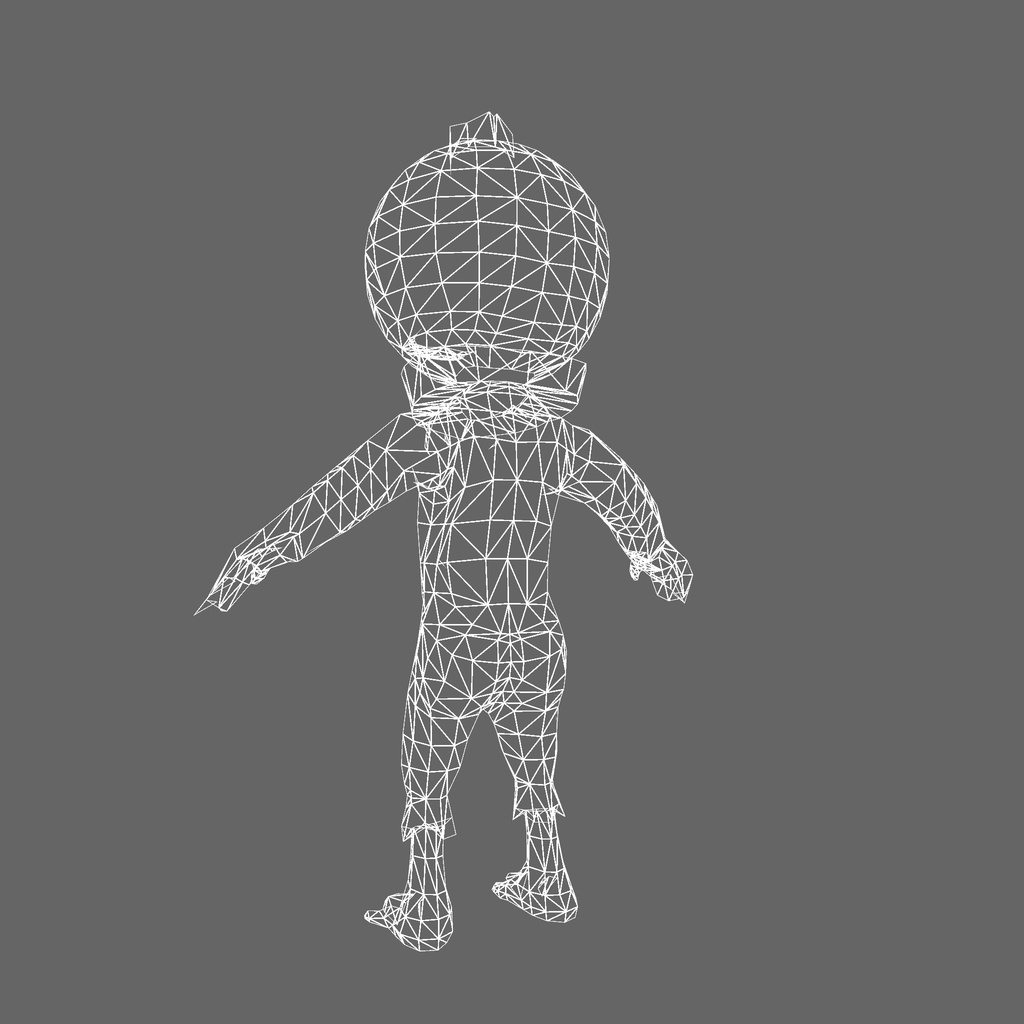 オリジナル3Dモデル「獣 ケモノ ぺんぎん」