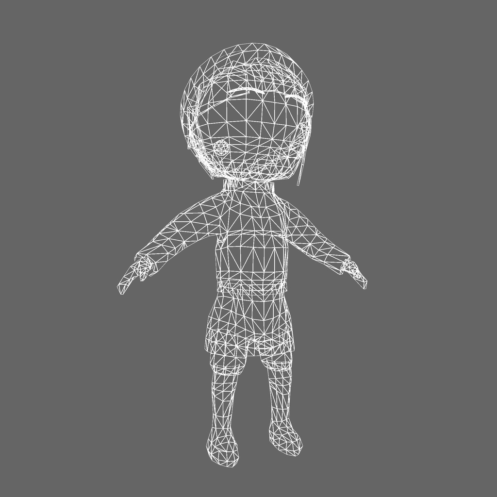 オリジナル3Dモデル「エルノ」