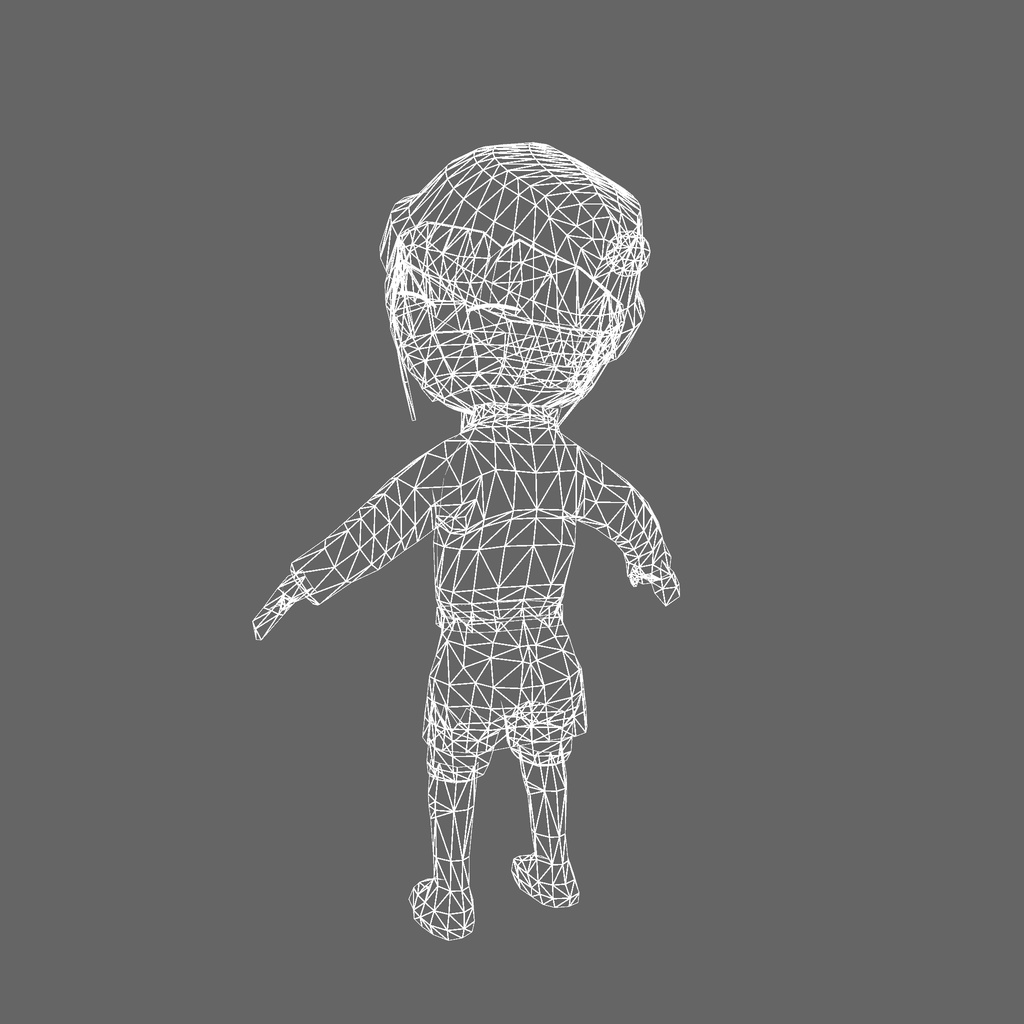 オリジナル3Dモデル「エルノ」