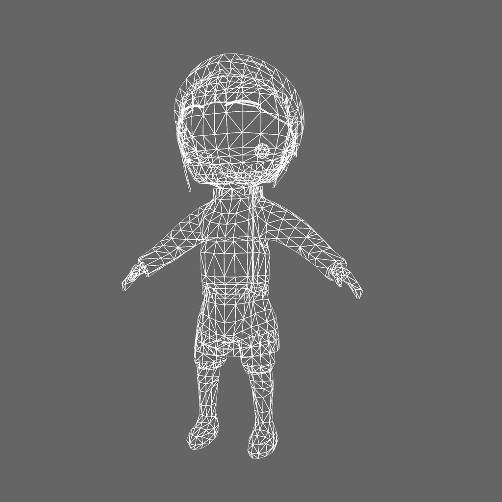 オリジナル3Dモデル「エルノ」