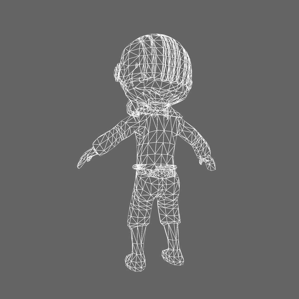 オリジナル3Dモデル「サイバーオレンジ」