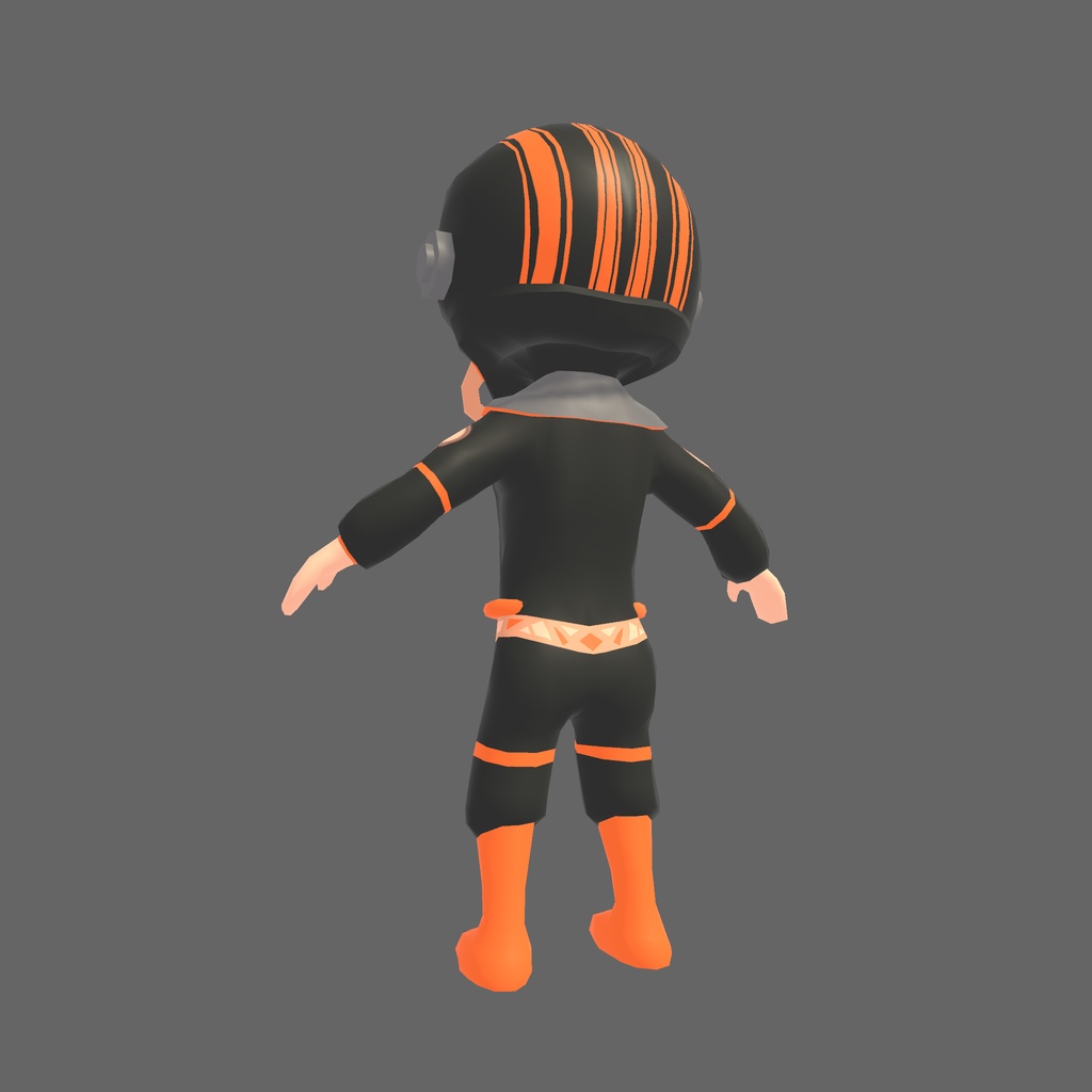 オリジナル3Dモデル「サイバーオレンジ」