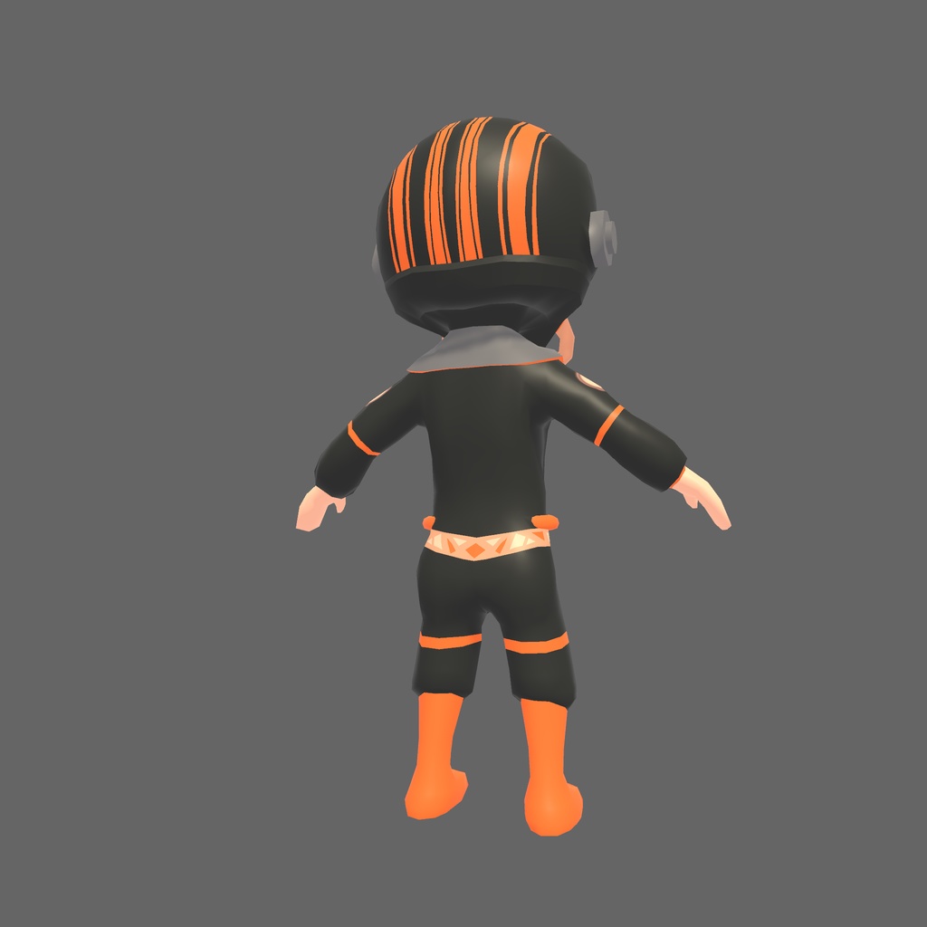 オリジナル3Dモデル「サイバーオレンジ」