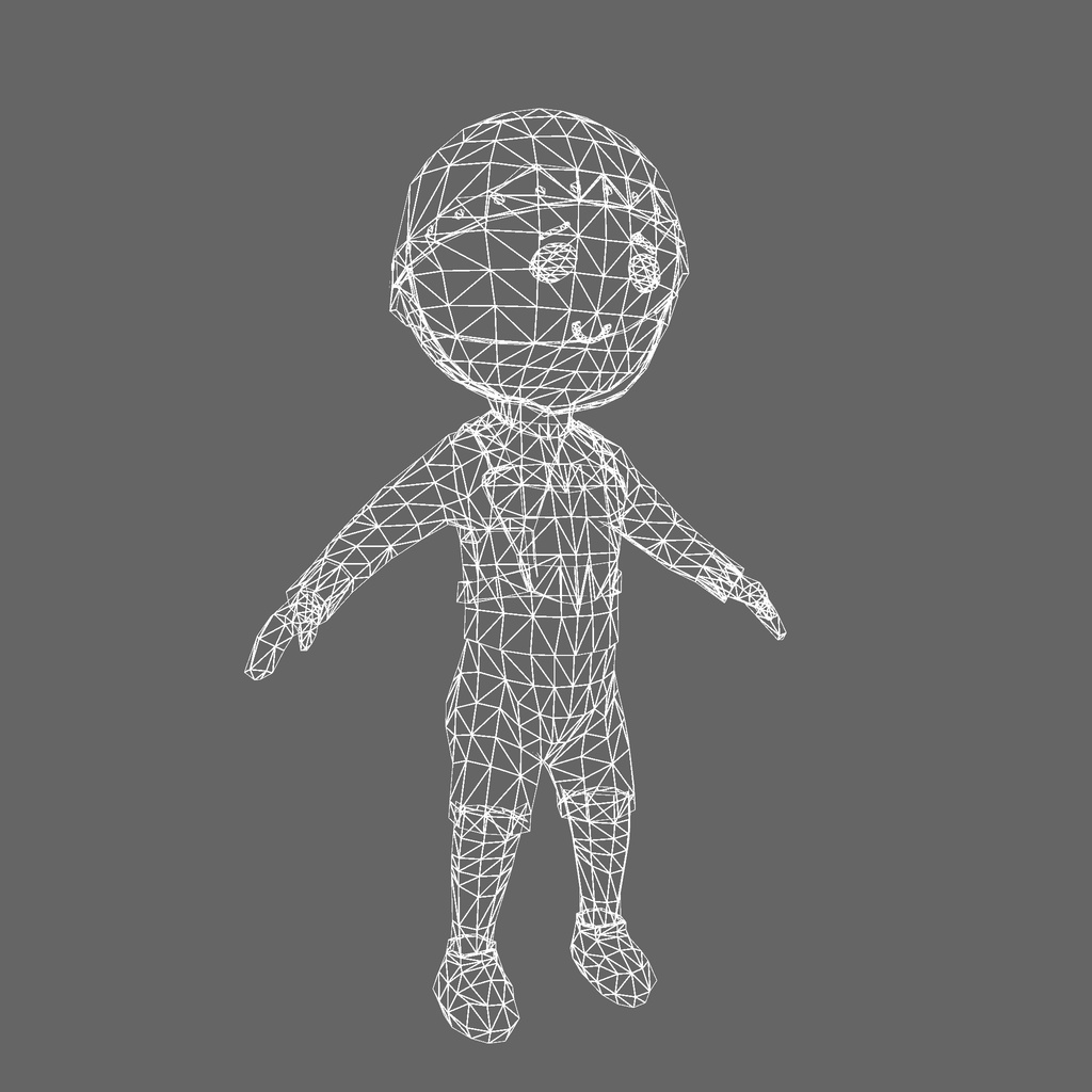 オリジナル3Dモデル「ザコ雑魚兵士」