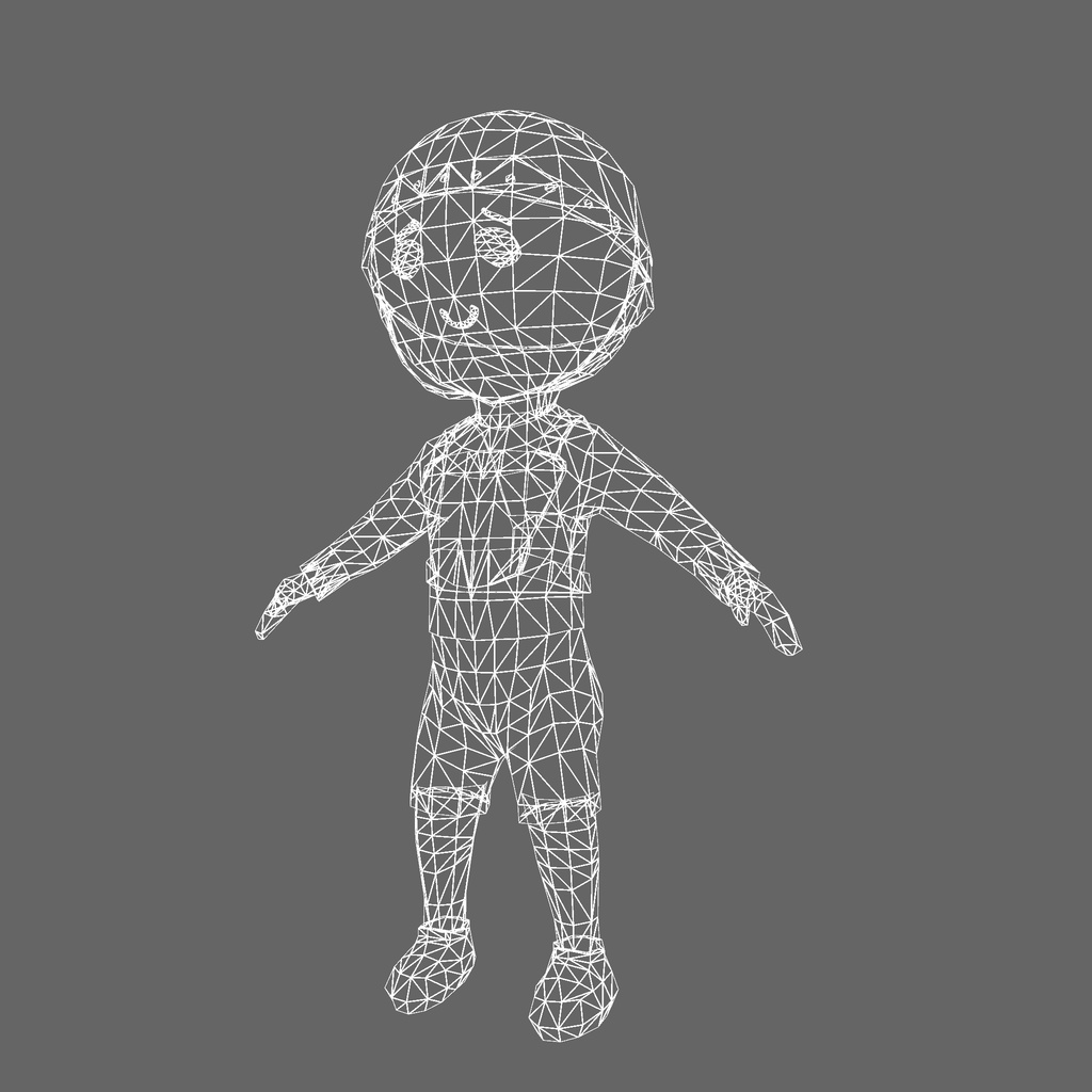 オリジナル3Dモデル「ザコ雑魚兵士」