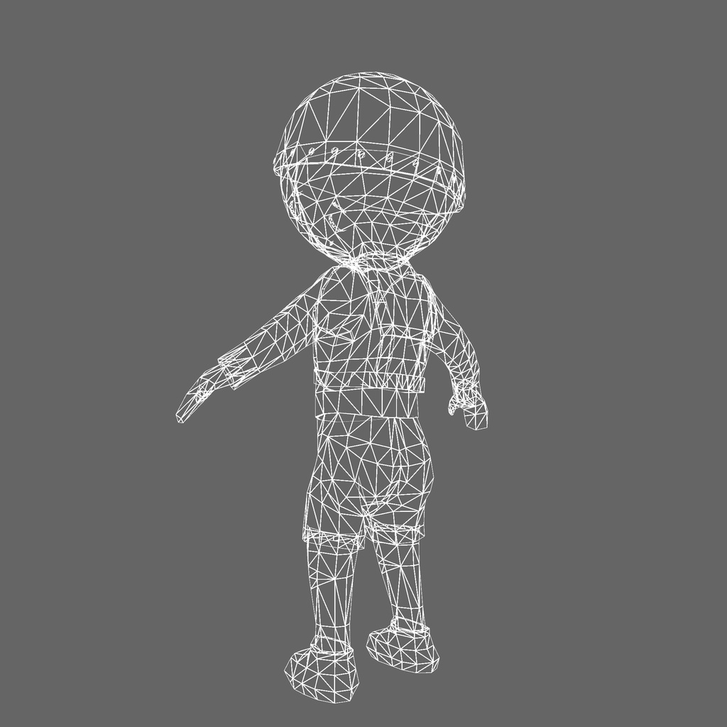 オリジナル3Dモデル「ザコ雑魚兵士」