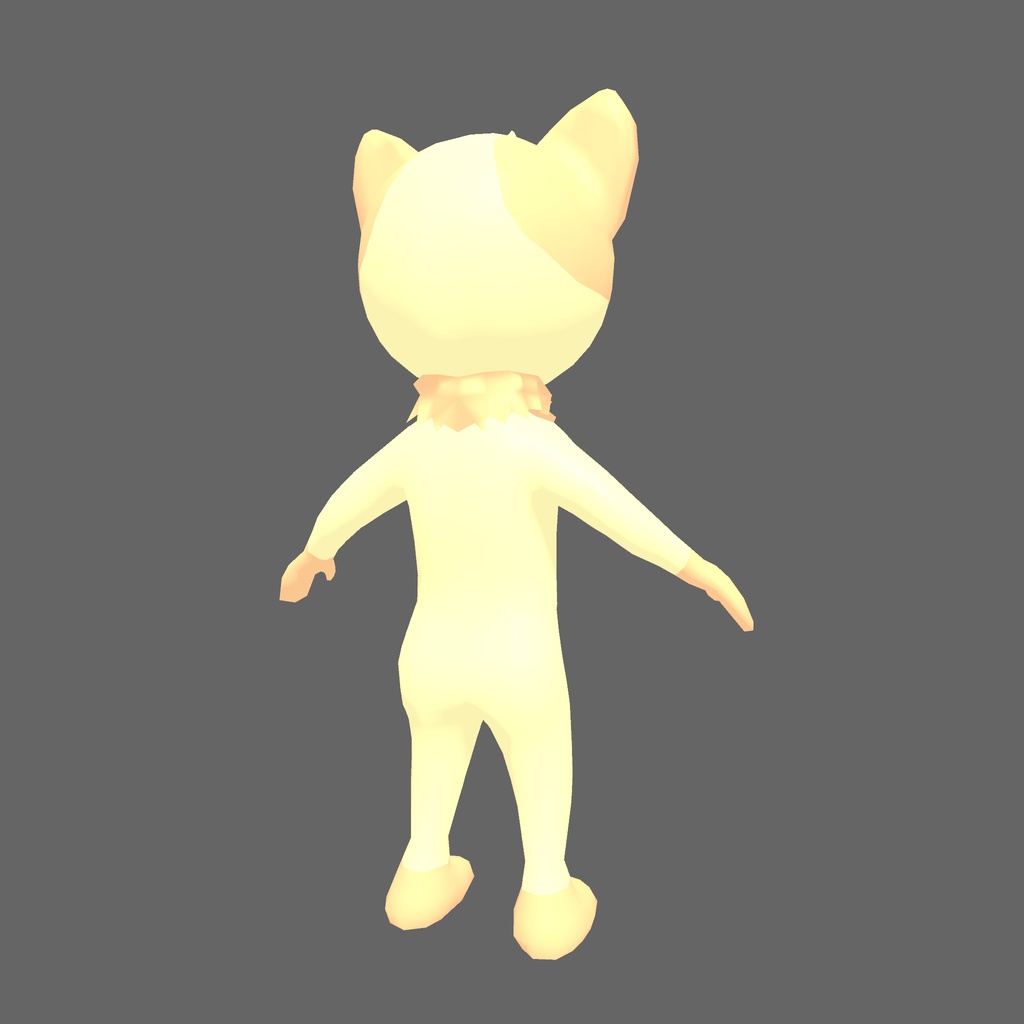 オリジナル3Dモデル「獣 ケモノ ねこ」