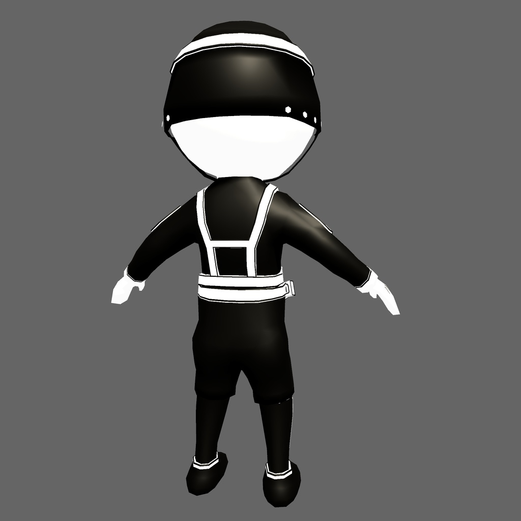 オリジナル3Dモデル「カートゥーンサイコ兵士」