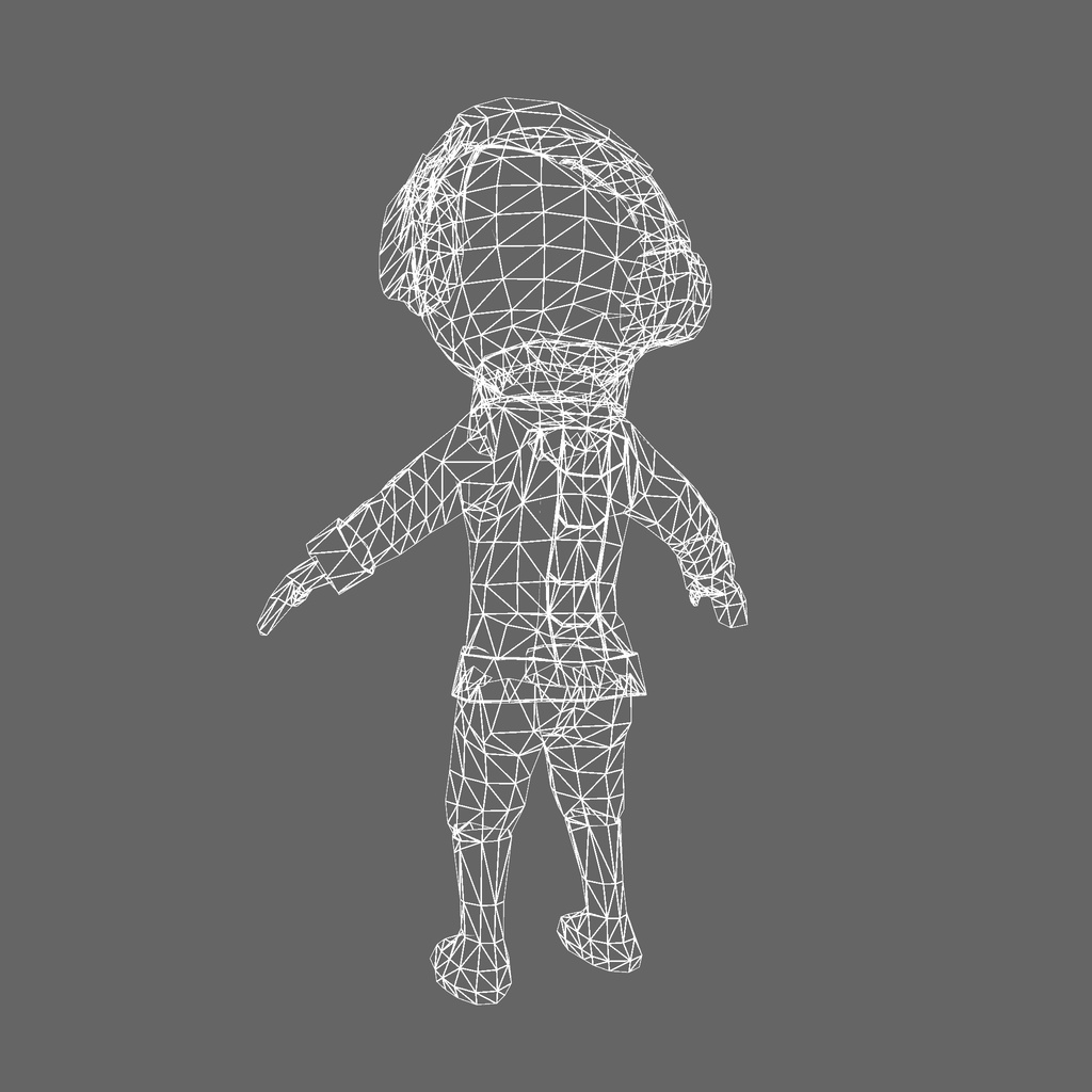 オリジナル3Dモデル「特殊兵 - シルヴァ - 」