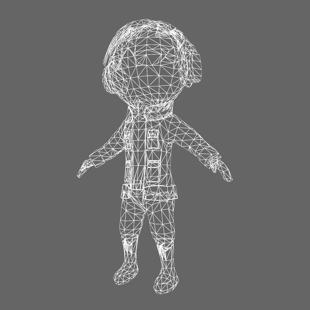 オリジナル3Dモデル「特殊兵 - シルヴァ - 」