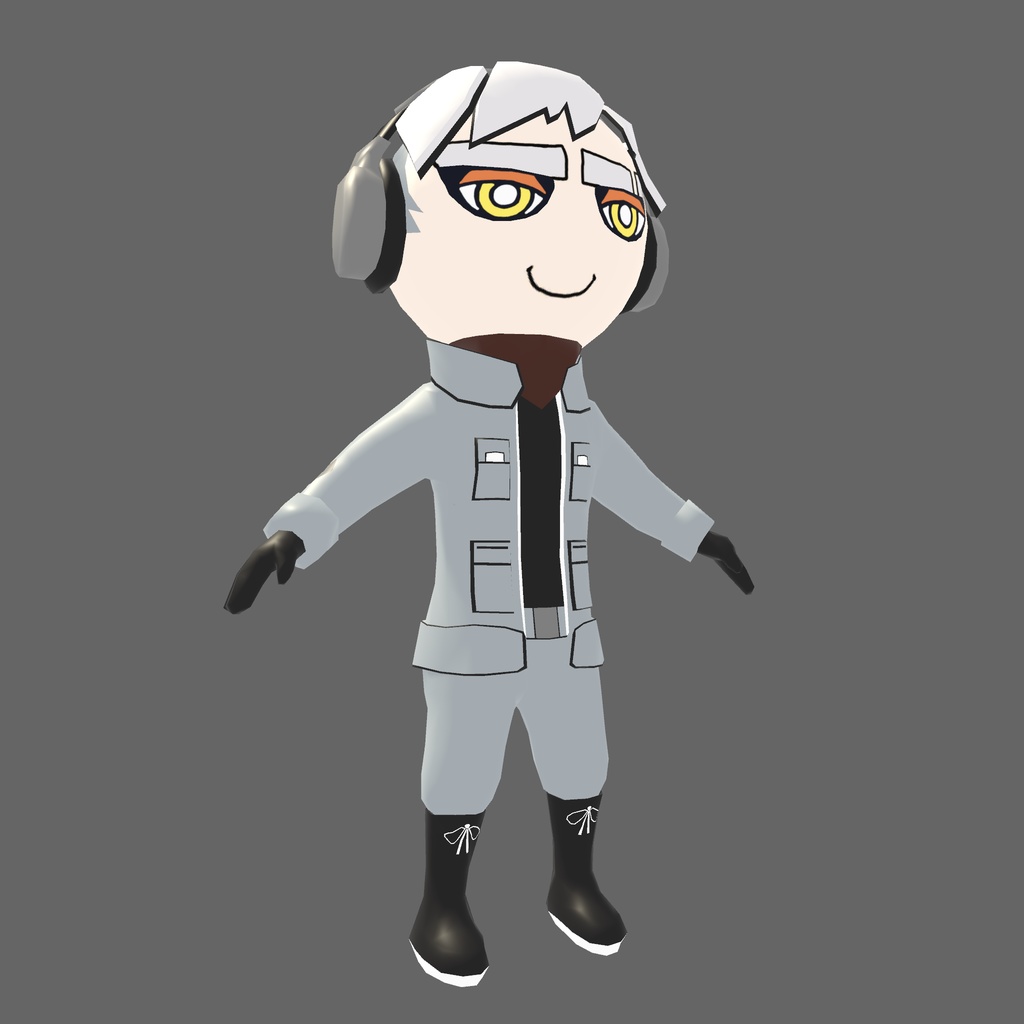 オリジナル3Dモデル「特殊兵 - シルヴァ - 」