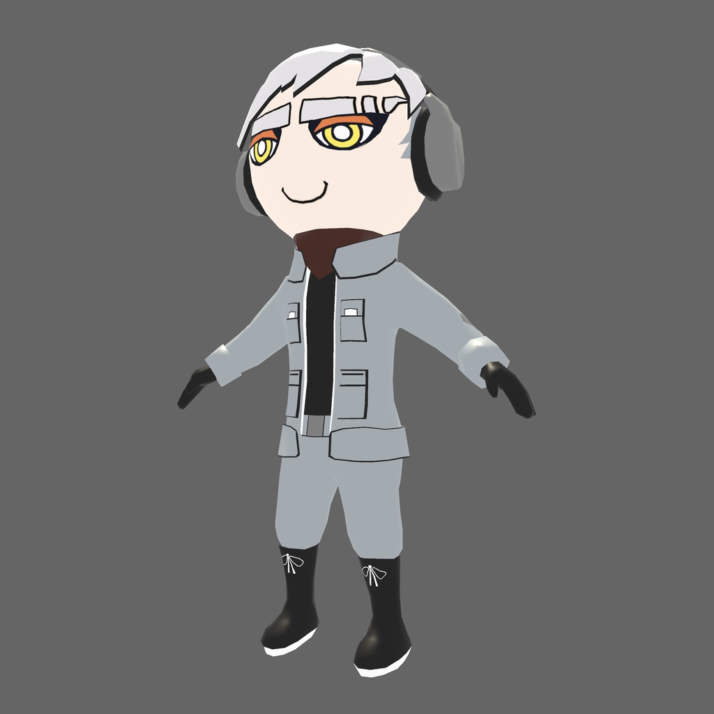 オリジナル3Dモデル「特殊兵 - シルヴァ - 」