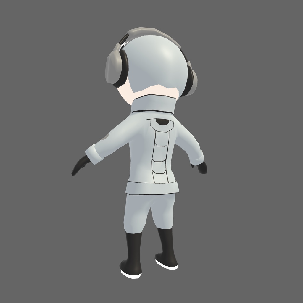 オリジナル3Dモデル「特殊兵 - シルヴァ - 」