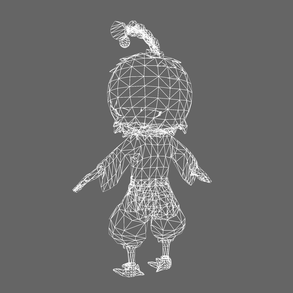 オリジナル3Dモデル「カンフーチャイナチキン」