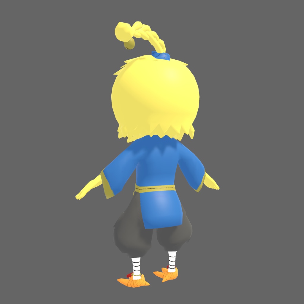 オリジナル3Dモデル「カンフーチャイナチキン」