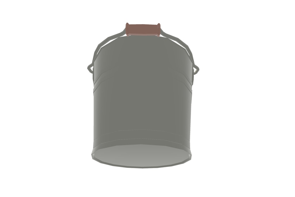 オリジナル3Dモデル「水バケツ」