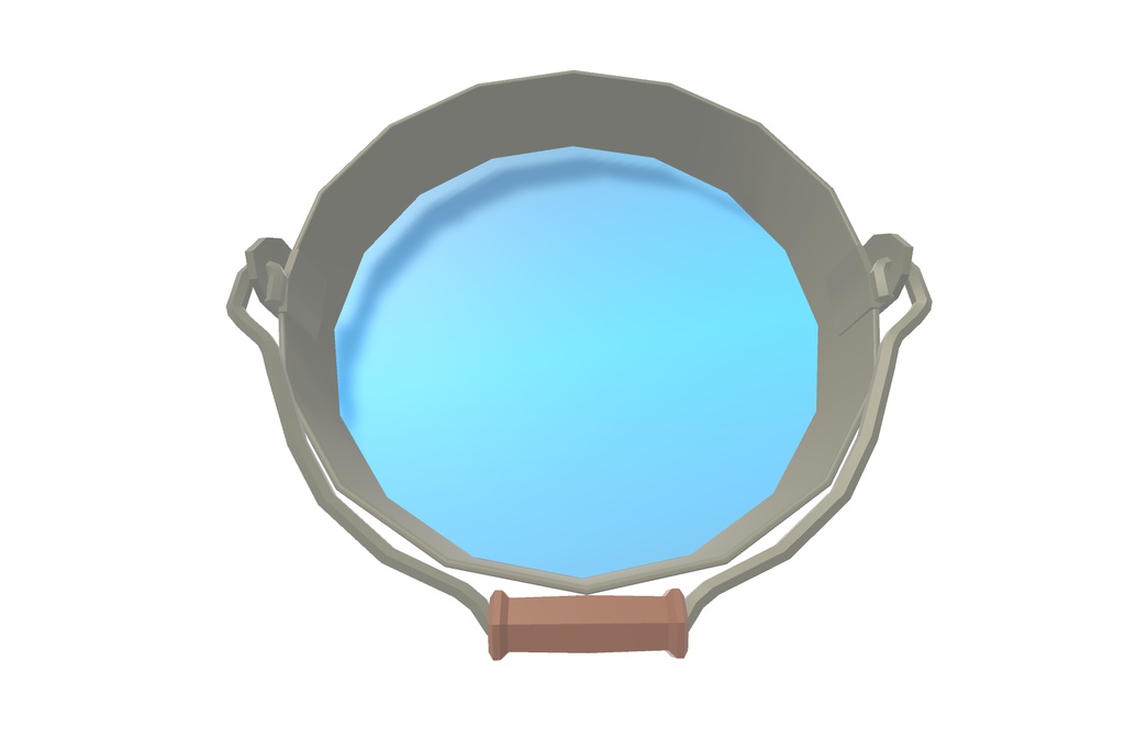 オリジナル3Dモデル「水バケツ」