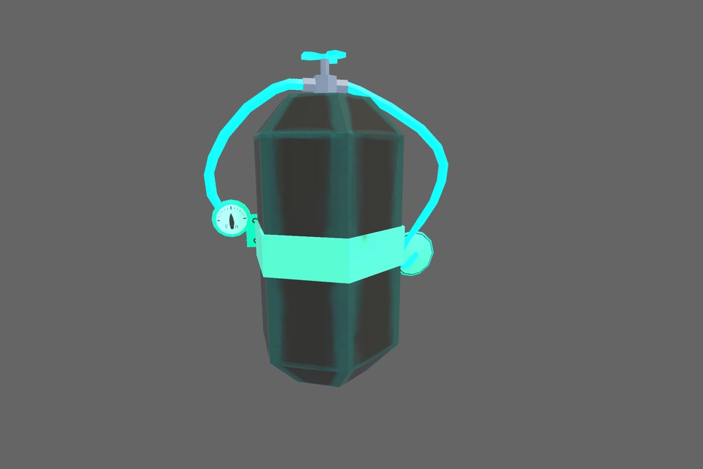 オリジナル3Dモデル「サイバーボンベ」