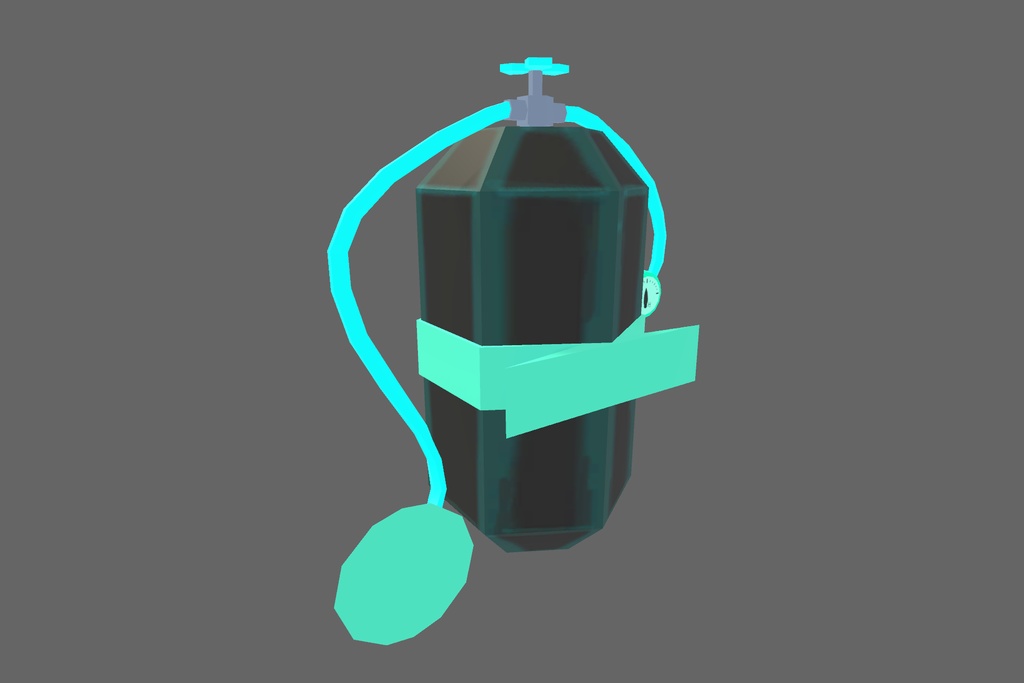 オリジナル3Dモデル「サイバーボンベ」