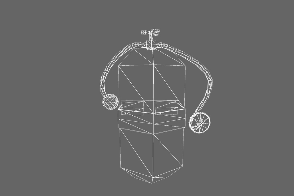 オリジナル3Dモデル「サイバーボンベ」