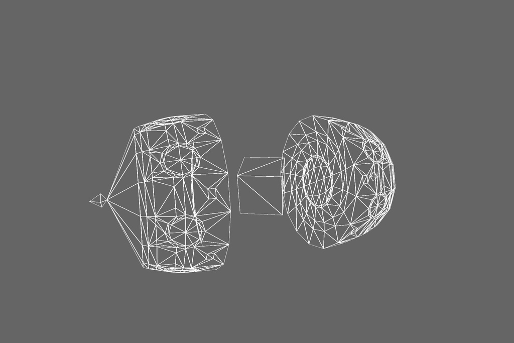 オリジナル3Dモデル「サイバーバックパック」