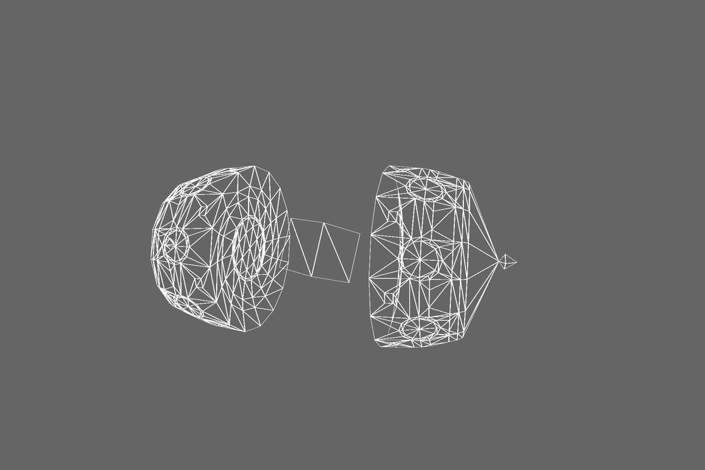 オリジナル3Dモデル「サイバーバックパック」