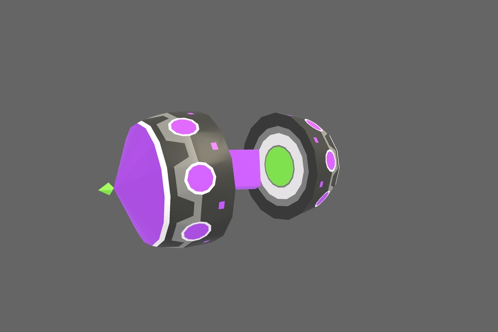 オリジナル3Dモデル「サイバーバックパック」