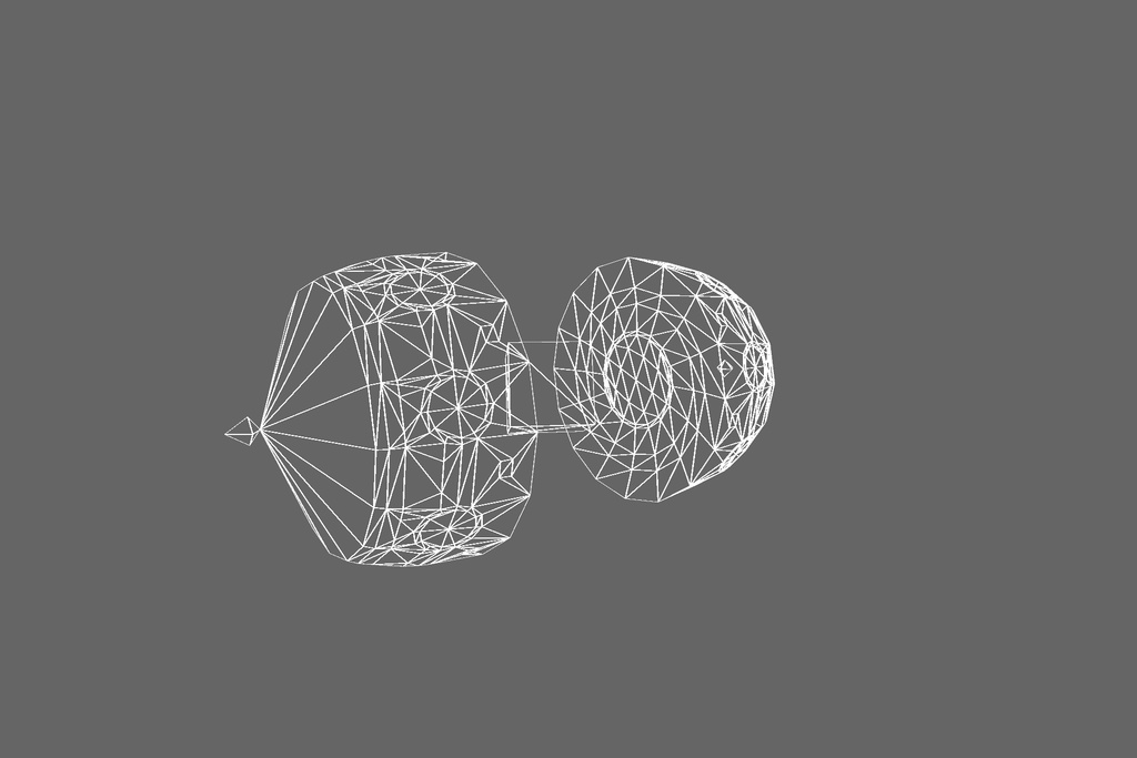 オリジナル3Dモデル「サイバーバックパック」