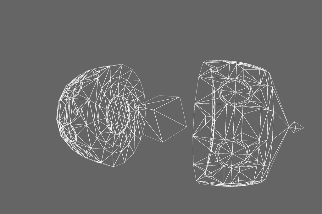 オリジナル3Dモデル「サイバーバックパック」