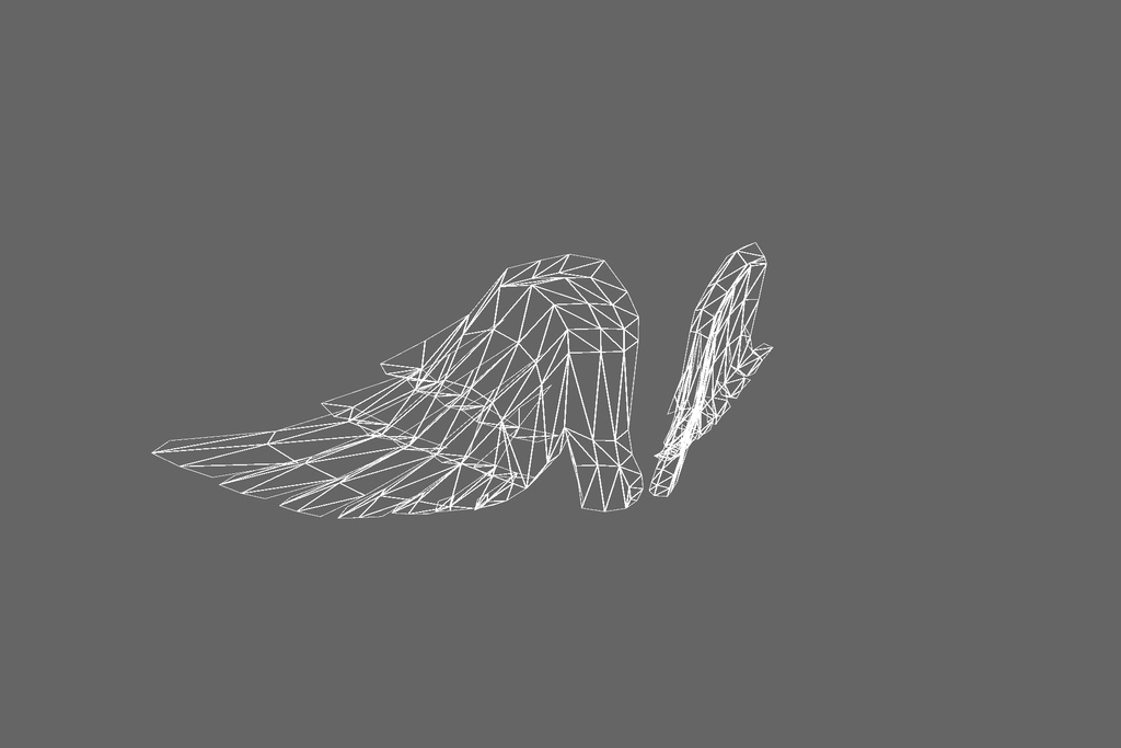 オリジナル3Dモデル「翼・つばさ・ツバサ・Wing」