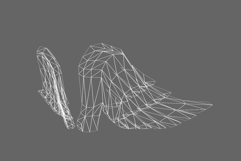 オリジナル3Dモデル「翼・つばさ・ツバサ・Wing」