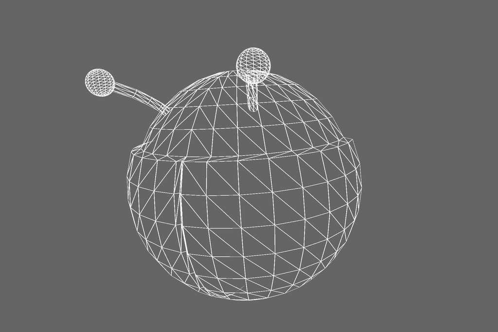 オリジナル3Dモデル「てんとう虫」