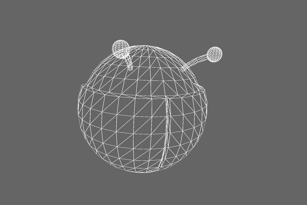 オリジナル3Dモデル「てんとう虫」