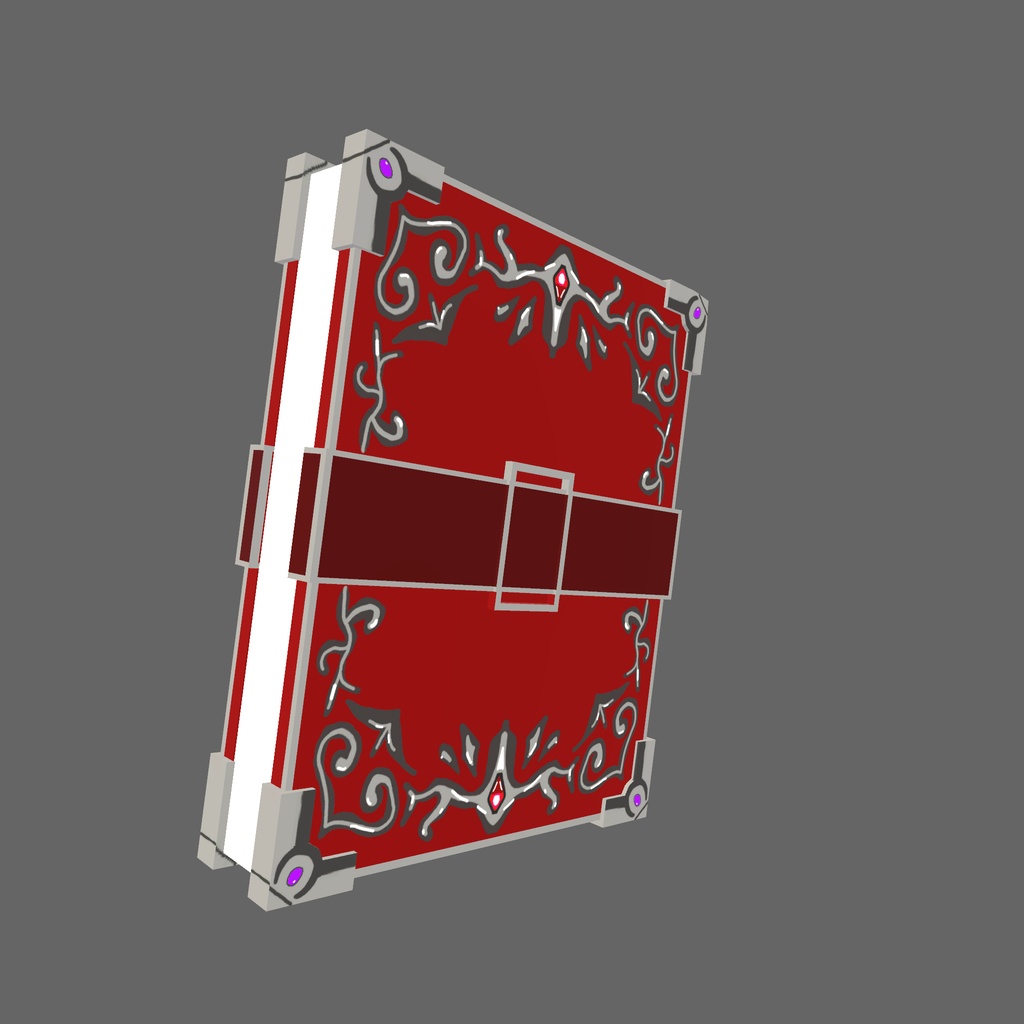 オリジナル3Dモデル「魔導書・魔本」
