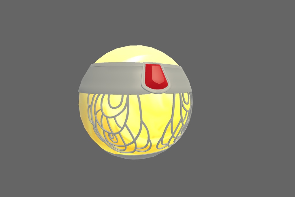 オリジナル3Dモデル「魔法のボール・宝石」