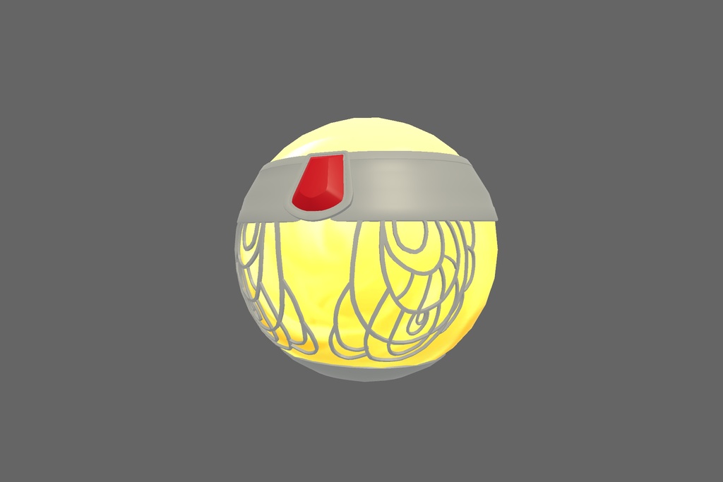 オリジナル3Dモデル「魔法のボール・宝石」