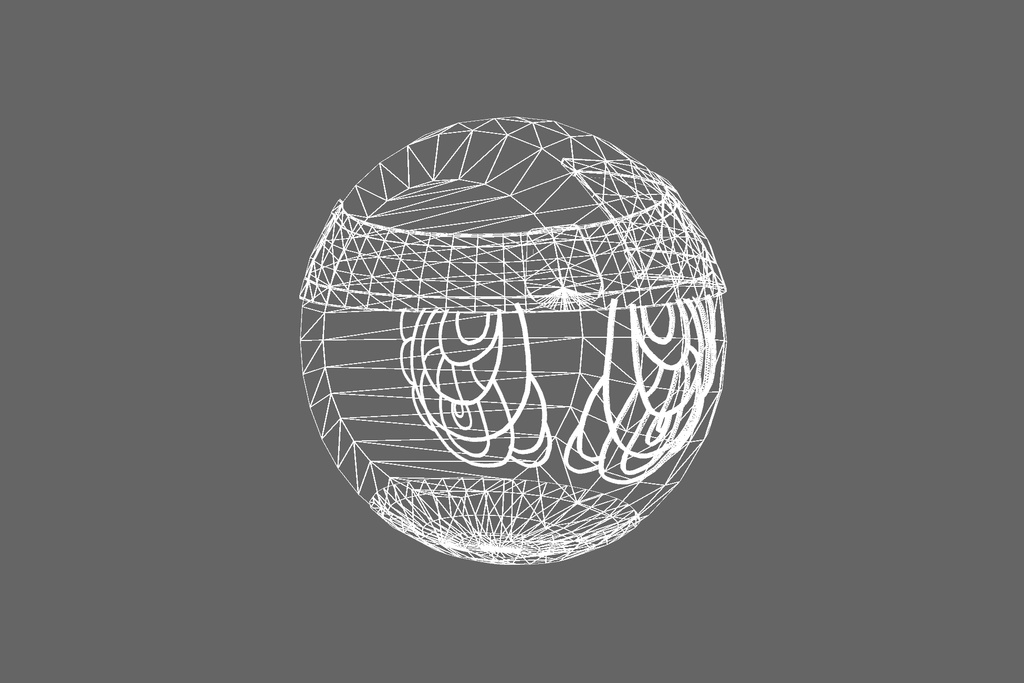 オリジナル3Dモデル「魔法のボール・宝石」