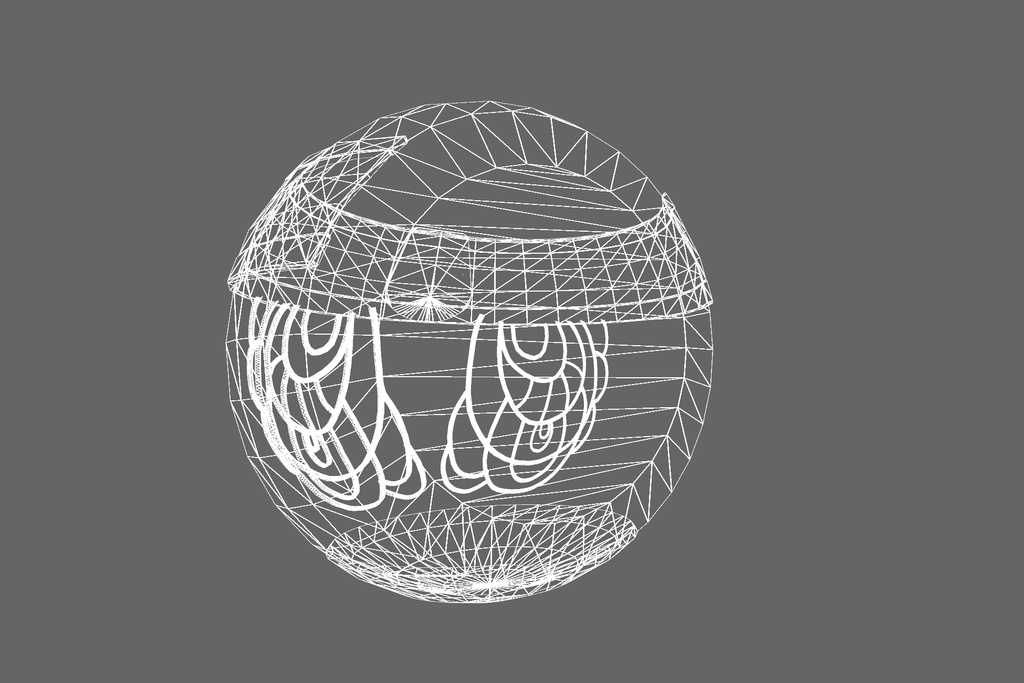 オリジナル3Dモデル「魔法のボール・宝石」