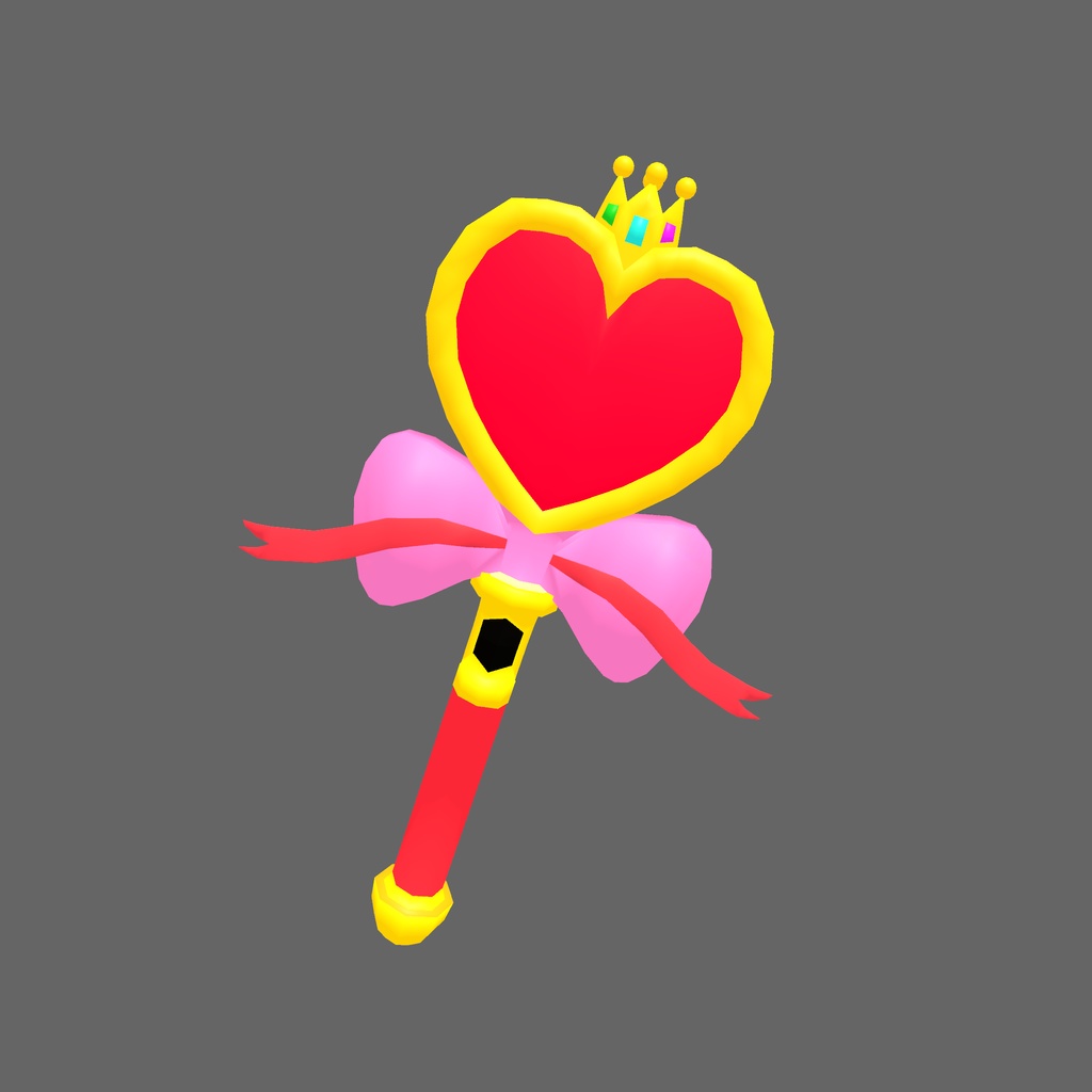 オリジナル3Dモデル「魔法のステッキ」