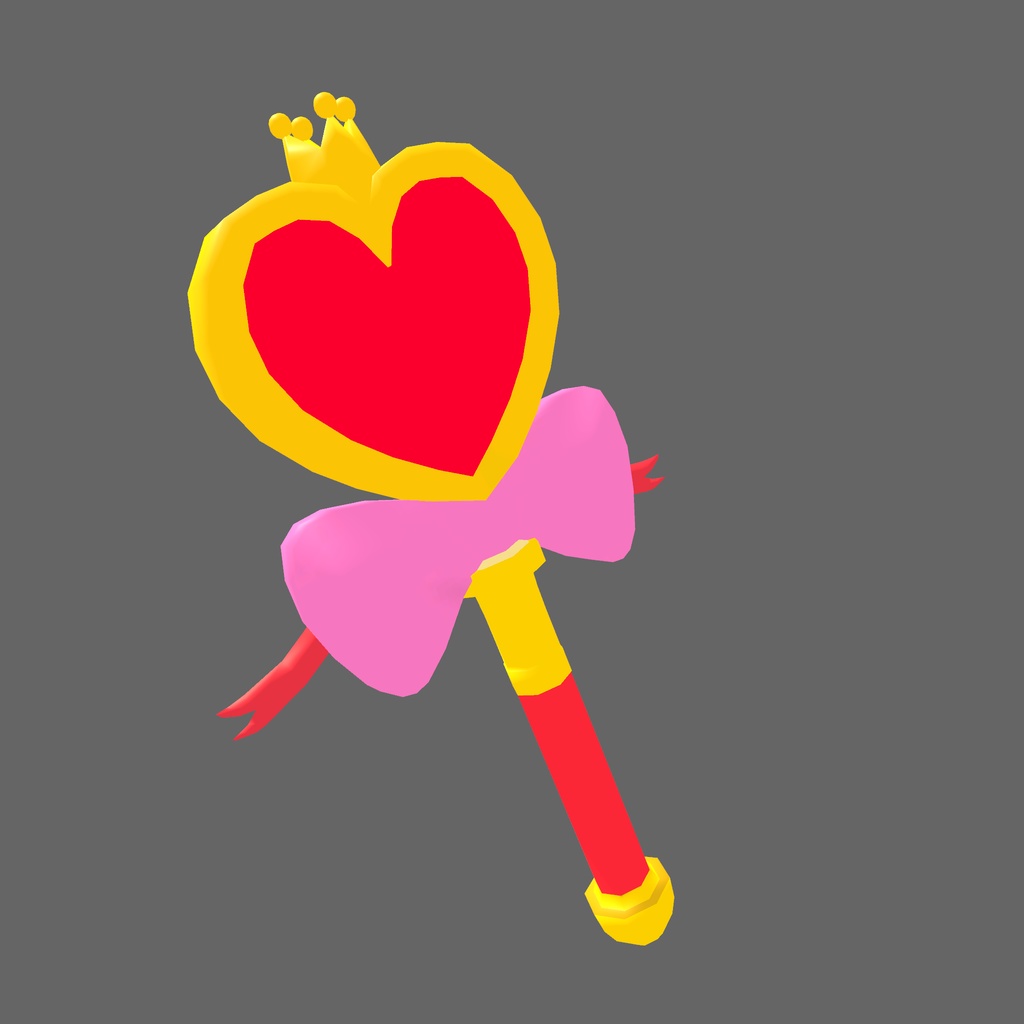 オリジナル3Dモデル「魔法のステッキ」