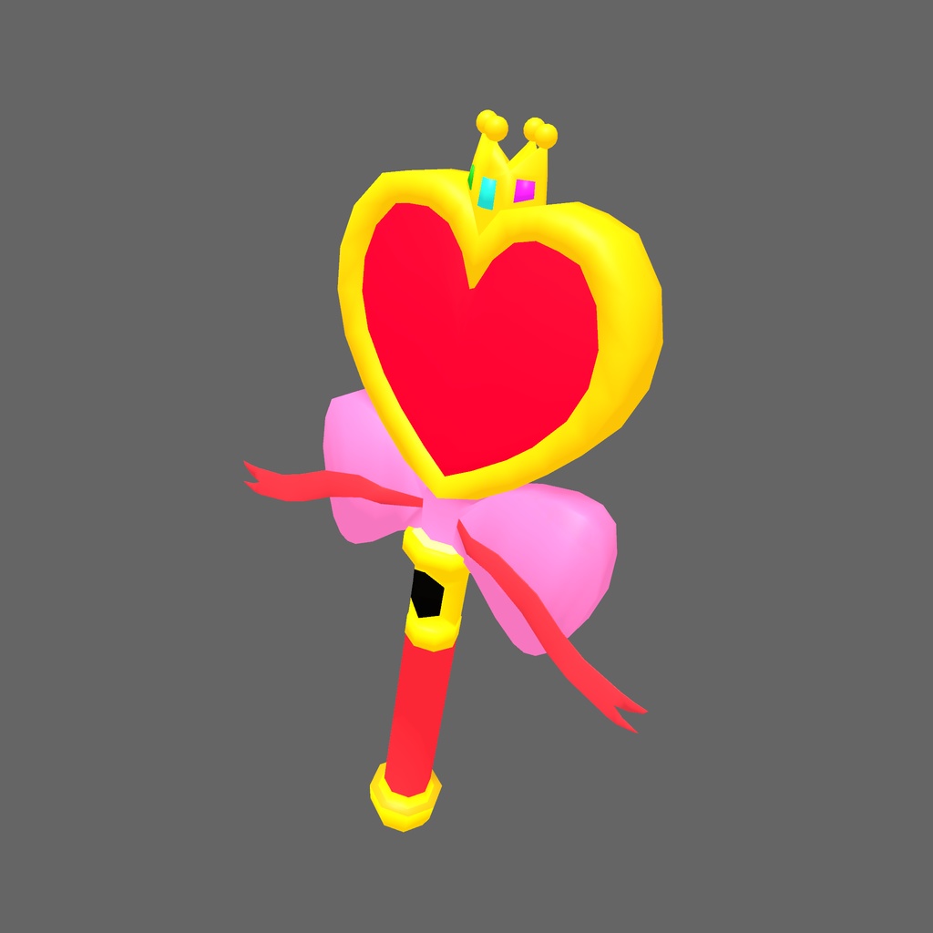 オリジナル3Dモデル「魔法のステッキ」