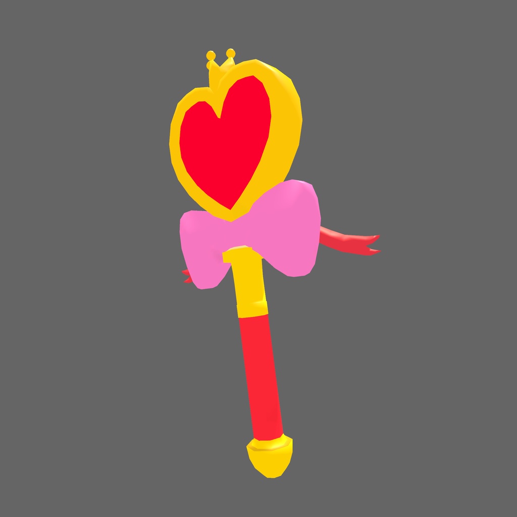 オリジナル3Dモデル「魔法のステッキ」