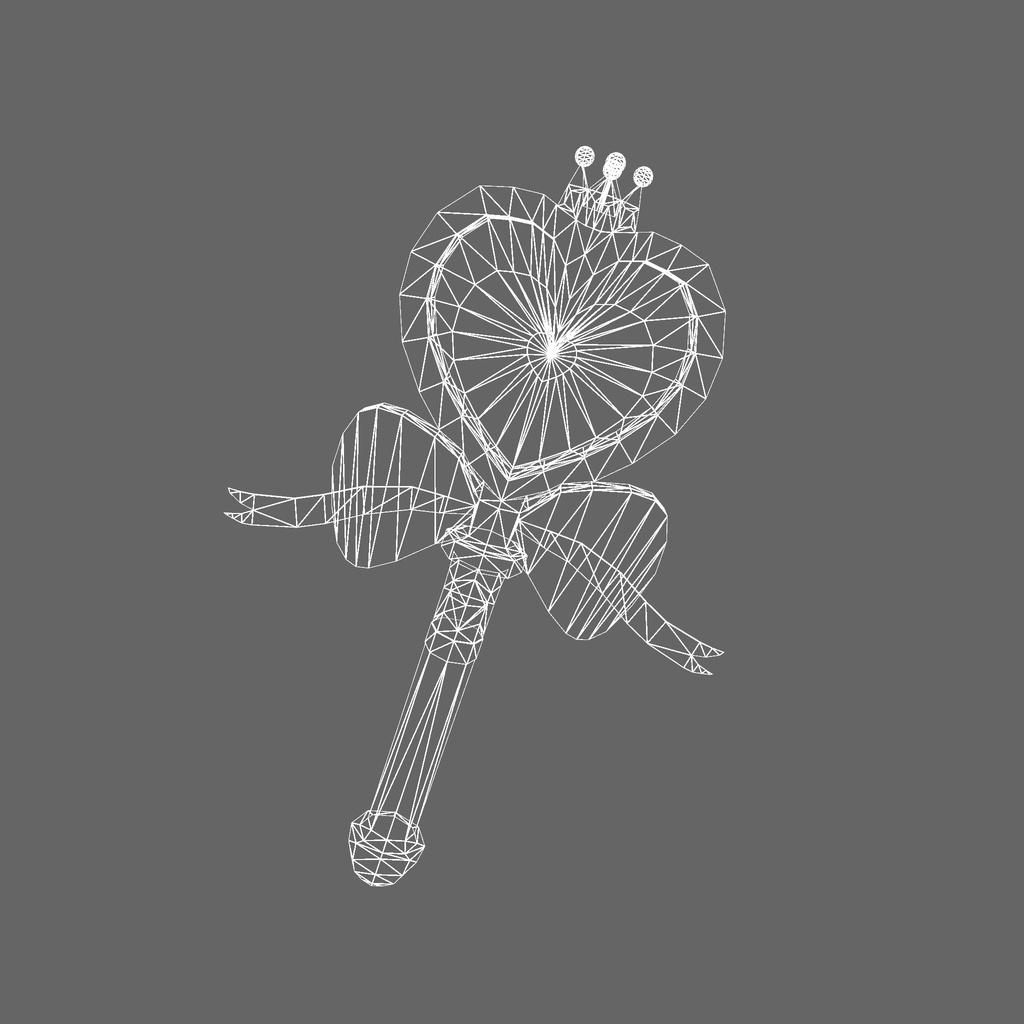 オリジナル3Dモデル「魔法のステッキ」