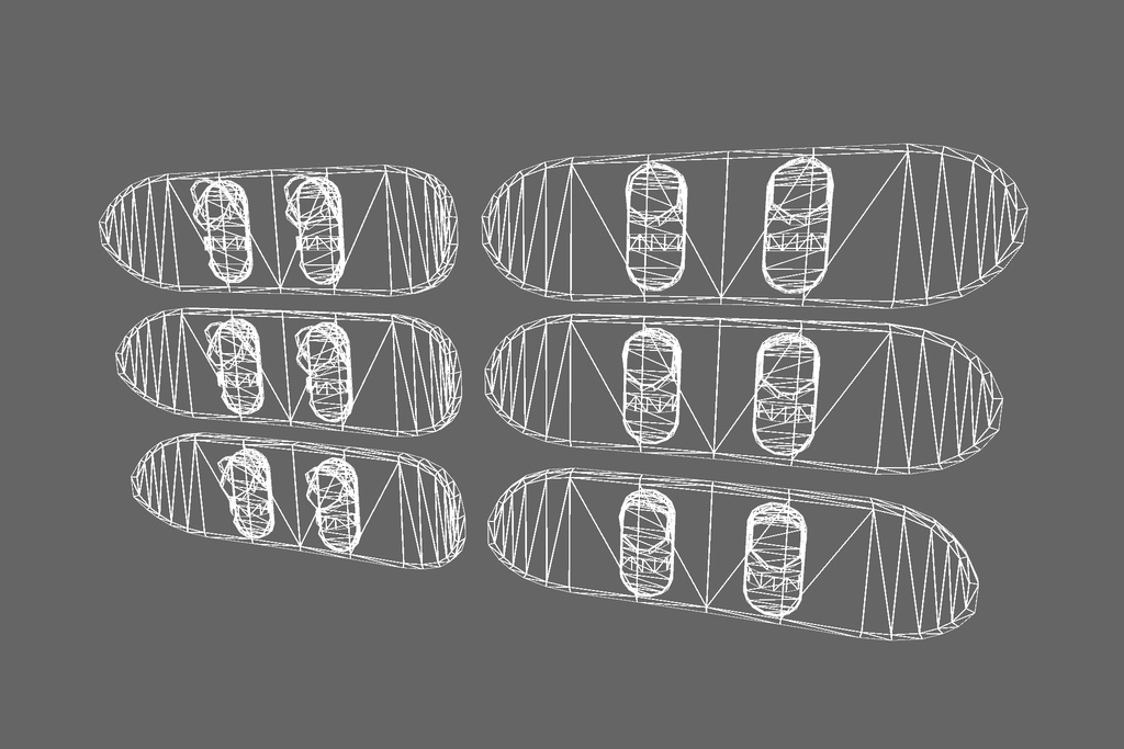 オリジナル3Dモデル「スノーボード」6色セット