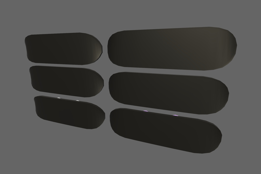 オリジナル3Dモデル「スノーボード」6色セット