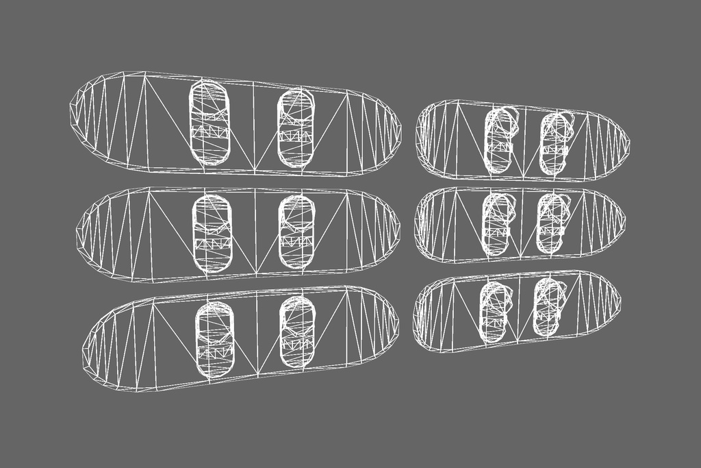 オリジナル3Dモデル「スノーボード」6色セット