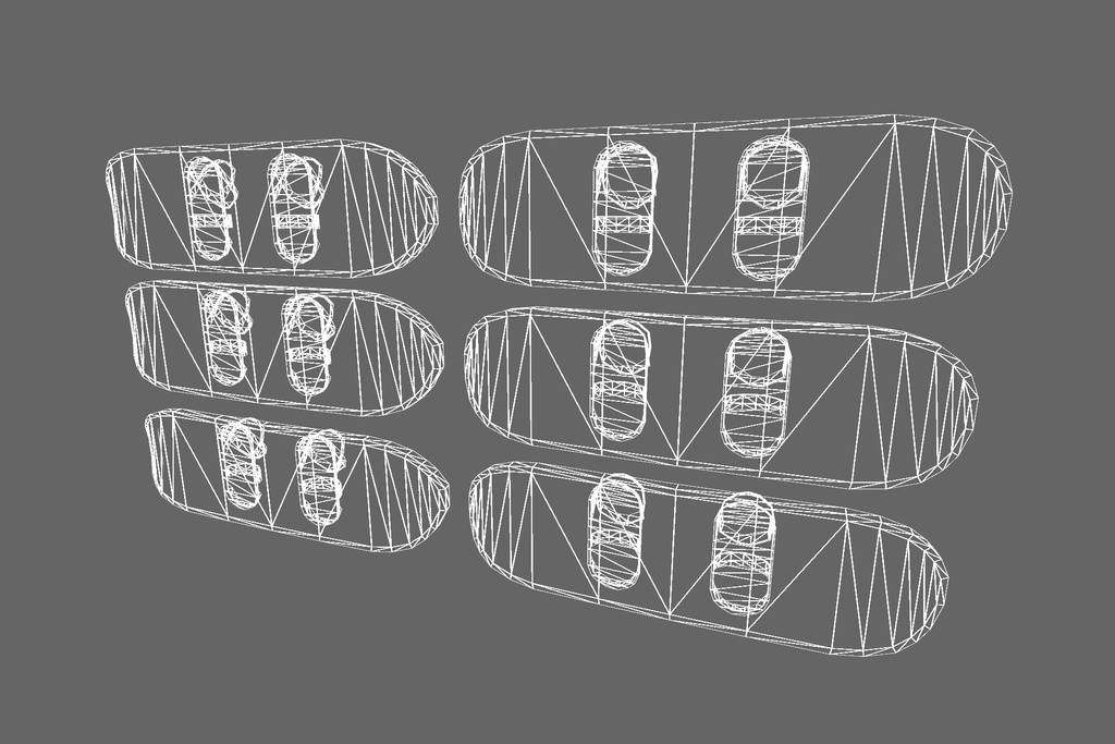 オリジナル3Dモデル「スノーボード」6色セット
